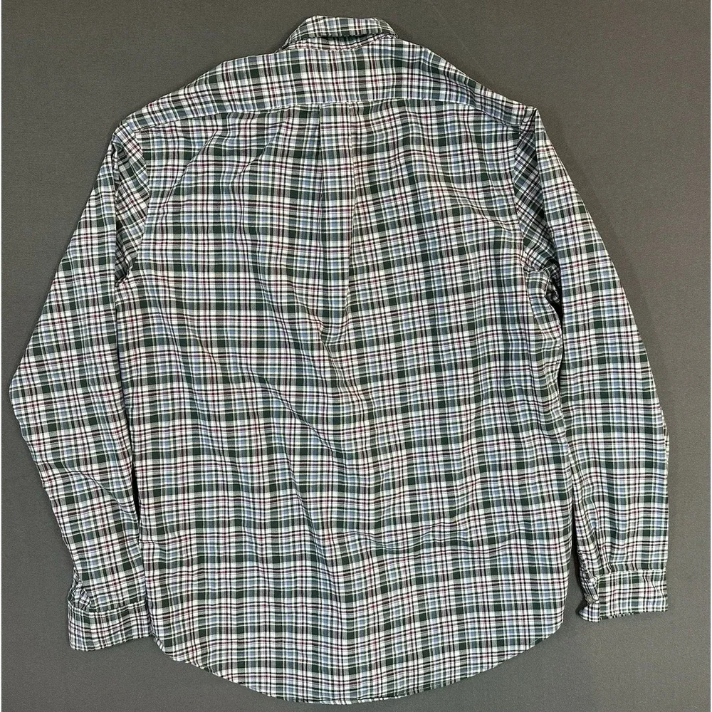 Ralph Lauren Mens Long Sleeve 100% Cotton Button Down Shirt‎ Size L